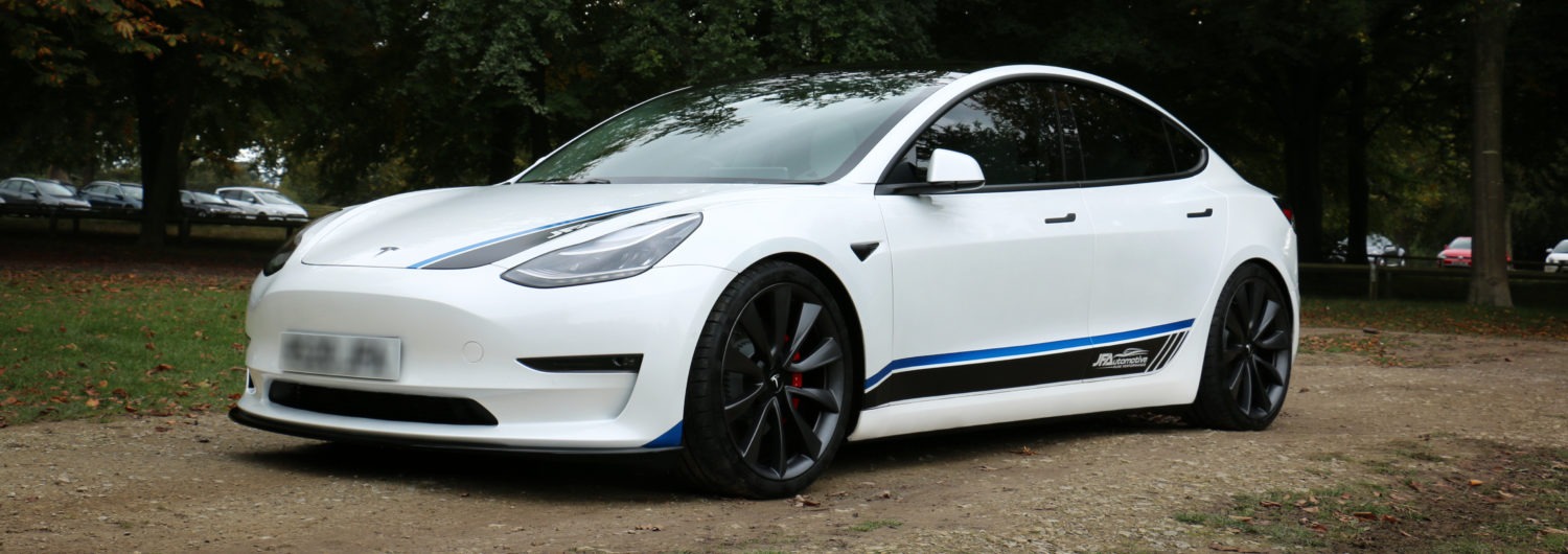 Tesla Model 3 Performance with JFA Branded Wrap