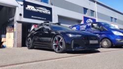 Black Audi RS6 C8 Outside JFA HQ In Maidstone Kent - RS6/7 C8 Tuning