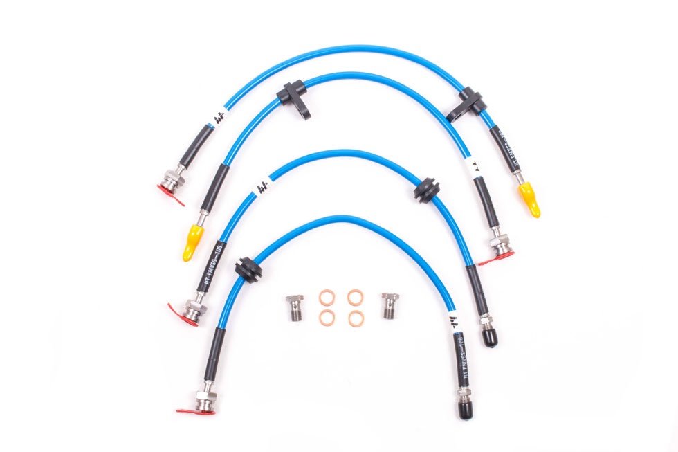 Forge Motorsport Braided Brake Lines for Ford Focus 2015 - 2018 2.3T RS - 350HP
