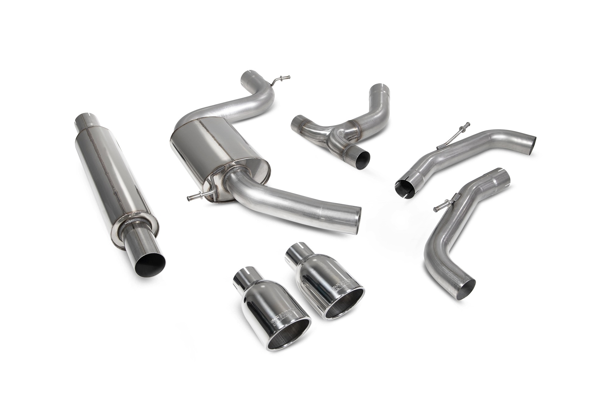 Scorpion GPF Back Exhaust System For Volkswagen Golf - 2.0 TSI GTI - 245HP / Mk 8 (2020 - ) - Image 3
