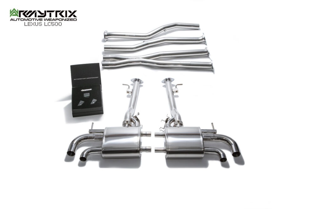 Armytrix Full Exhaust System for Lexus LC  500 - 477HP - 2017 -