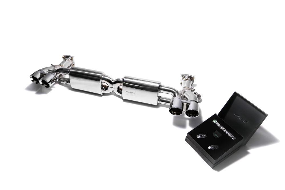 Armytrix Muffler with Tips for Porsche 911  3.8 Turbo - 520HP - 991.1 (2011 - 2015)