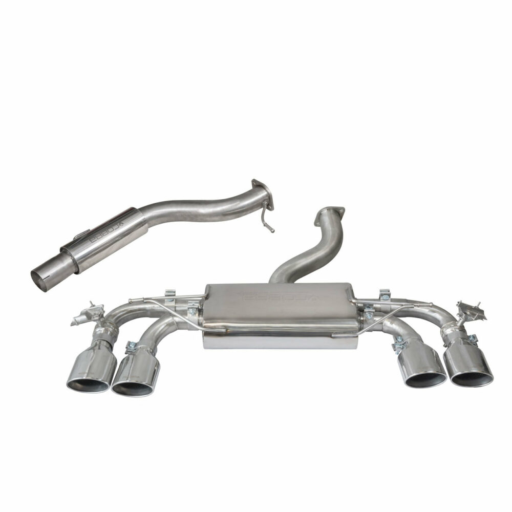 Cobra Sport Cat Back Exhaust System for Volkswagen Golf 2.0 TSI-R - 300HP Mk 7 (2012 - 2017) - Image 2