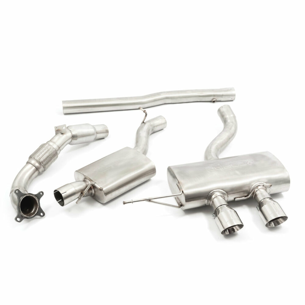 Cobra Sport Turbo Back Exhaust System for Volkswagen Golf 2.0 TFSI R - 270HP Mk 6 (2008 - 2012) - Image 2