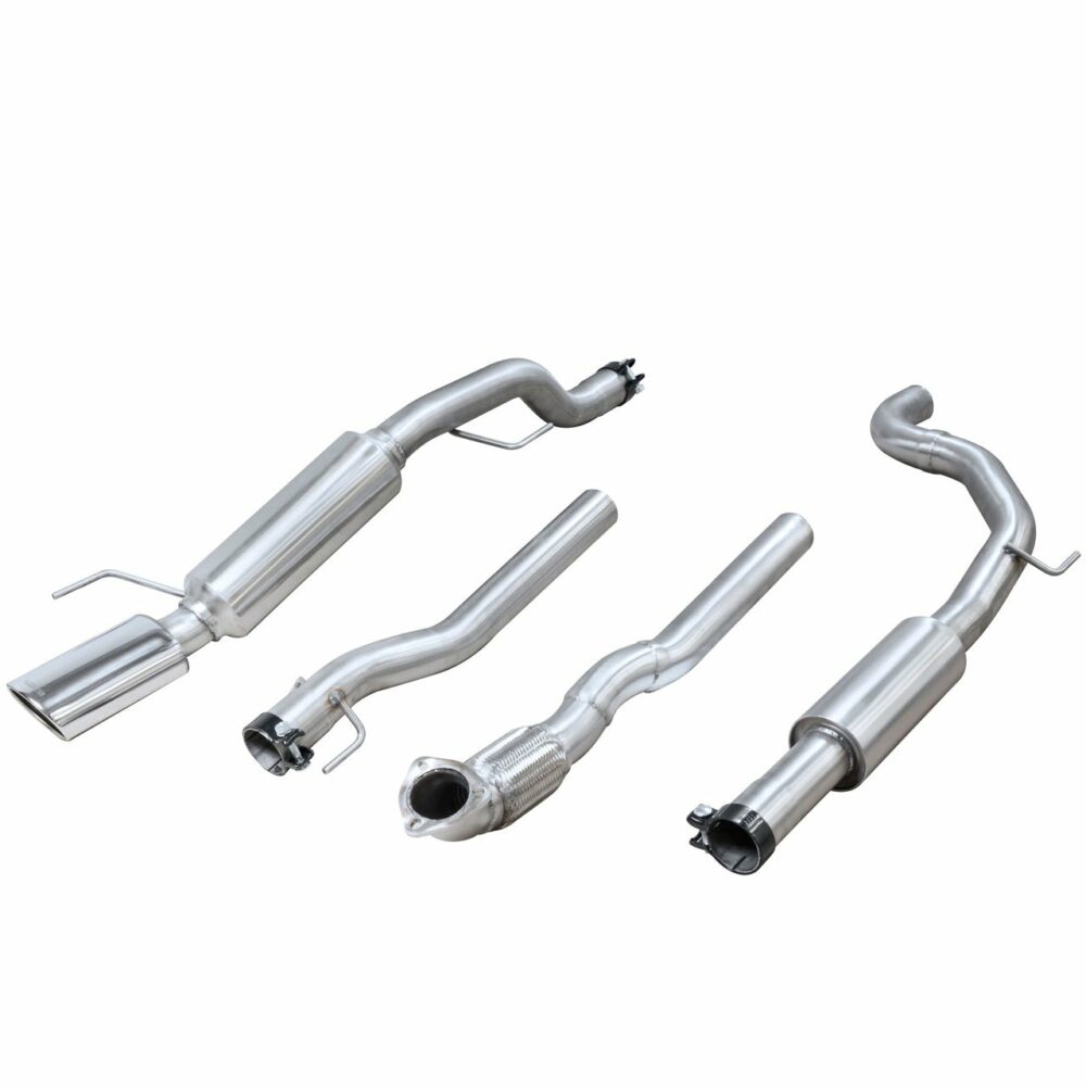 Cobra Sport Cat Back Exhaust System for Vauxhall Corsa 1.0T (3cyl) - 105HP Corsa E (2014 - 2019)