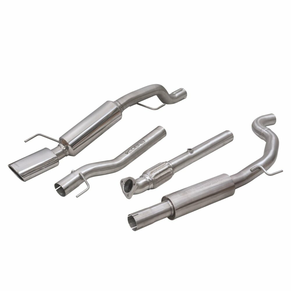 Cobra Sport Cat Back Exhaust System for Vauxhall Corsa 1.4 T (4cyl)- 150HP Corsa E (2014 - 2019)